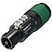 Connettore A 4 Poli Per Cavi Speakon Da 6 A 12 Mm Con Terminale A Vite, Nero / Verde - Foto miniatura 4