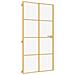 Porta Interni Sottile Oro 102,5x201,5 Vetro Temperato Alluminio - Foto miniatura 2