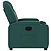 Poltrona Reclinabile In Tessuto Verde Scuro - Foto miniatura 5
