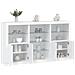 Credenza Con Luci Led Bianca 181,5x37x100 Cm - Foto miniatura 1