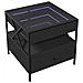 Tavolino Da Salotto Con Led Infinity Nero 50x50x51 Cm - Foto miniatura 3