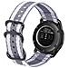 Cinturino In Nylon Per Samsung Galaxy Watch 4 E Huawei Gt 4 Twill Gray - Foto miniatura 2