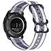 Cinturino In Nylon Per Samsung Galaxy Watch 4 E Huawei Gt 4 Twill Gray - Foto miniatura 1