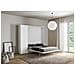 Letto Matrimoniale Kentaro Bianco Frassino Con Colonna Sx-dx - Foto miniatura 3