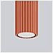 Lampada Da Soffitto Karbon 20 Rosso Ocra Sl. 1626 - Minimalista Lampada Da Soffitto Ocra Rossa 20x6.5x6.5 Cm - Foto miniatura 5