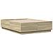 Giroletto Luci LED Rovere Sonoma 135x190 cm Legno Multistrato - Foto miniatura 10