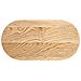 Piano Per Tavolo 80x40x4 Cm In Rovere Massello Ovale - Foto miniatura 2