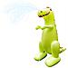 Dinosauro T-rex Gonfiabile Gigante Con Spruzzatore D'acqua. 180x130cm. - Foto miniatura 1