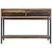 Tavolo Consolle Mf602 - Marrone - Legno - 118x40x80 Cm - Foto miniatura 2