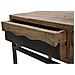 Tavolo Consolle Mf602 - Marrone - Legno - 118x40x80 Cm - Foto miniatura 4