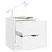 Lusso Casadino -  Comodini 2 Pz Bianchi 40x40x50 Cm In Legno Multistrato - Foto miniatura 5