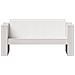 Lusso Casadino -  Divano Giardino 2 Posti Bianco 134x60x62 Cm Legno Massello Pino - Foto miniatura 3