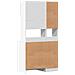 Mobile da Cucina Bianco 95x50x180 cm Legno Multistrato - Foto miniatura 6