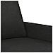 Set di Divani 4 pz con Cuscini Nero in Tessuto - Foto miniatura 7