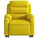 Poltrona Alzapersona Reclinabile Elettrica Gialla in Velluto - Foto miniatura 9