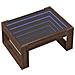 Tavolino da Salotto con LED Infinity Rovere Marrone 70x53x30 cm - Foto miniatura 3
