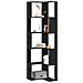 Scaffale angolare  a 5 ripiani in rovere nero 50x50x179 cm in legno ingegnerizzato - Foto miniatura 3