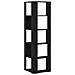 Scaffale angolare  a 5 ripiani in rovere nero 50x50x179 cm in legno ingegnerizzato - Foto miniatura 4