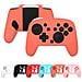 Custodia Protettiva In Silicone Compatibile Con Controller Switch 2 Pro - Confezione Da 2 Orange - Foto miniatura 6
