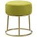 Sgabello Delco Velluto Verde Lime - Foto miniatura 2