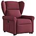 Poltrona Alzapersona Reclinabile Rosso Vino in Tessuto - Foto miniatura 3