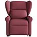 Poltrona Alzapersona Reclinabile Rosso Vino in Tessuto - Foto miniatura 4
