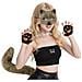 Set Costume Volpe Di Peluche Halloween - Cerchietto Con Orecchie E Coda In Pelliccia Sintetica Accessori Cosplay - Foto miniatura 3