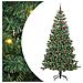 Albero di Natale con 300 LED con supporto Verde 240 cm PVC - Foto miniatura 1