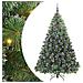 Albero di Natale artificiale con 300 LED Verde 180 cm PE e PVC - Foto miniatura 1