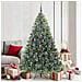 Albero di Natale artificiale con 300 LED Verde 180 cm PE e PVC - Foto miniatura 2
