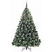 Albero di Natale artificiale con 300 LED Verde 180 cm PE e PVC - Foto miniatura 4