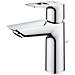 Miscelatore Lavabo Con Scarico   Bauloop 23762 Taglia M - Bocca Normale Cromo A Magazzino - Foto miniatura 1