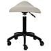 sgabello parrucchiere D032 grigio-beige - Foto miniatura 4