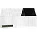 Gabbia per Conigli Argento 400 x 100 x 210 cm Acciaio zincato - Foto miniatura 3