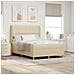 Letto con molle e materasso Grigio Scuro 90x190 cm Tessuto - Foto miniatura 2