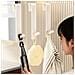 Set 6 Ganci Sopraporta — Installazione Senza Fori, Design Inclinato Con Bordi Arrotondati, Nero, Compatibile Con Porte In Vetro E In Legno - Foto miniatura 3