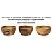Vassoio Natura 36-marrone-legno-15x15x8 Cm - Foto miniatura 5