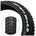 Copertone Per Bici Fat Bike Bft Misura 20 X 4.00 (etrto 100-406) C1752 Pneumatico Tassellato Rigido Nero Con Scritta Bianca - Foto miniatura 2