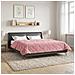 Duvet Estivo Rosa 200 x 200 cm Microfibra e Fleece Teddy - Foto miniatura 2