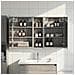 Set di Armadi da Bagno con porta 3 pcs 100 x 10,5 x 60,5 cm - Foto miniatura 2