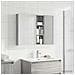 Set di Armadi da Bagno con porta 3 pcs 100 x 10,5 x 60,5 cm - Foto miniatura 4