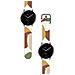 Cinturino Moro In Silicone Per Samsung Galaxy Watch 46 Mm, Bracciale Per Orologio 4 - Foto miniatura 2