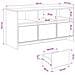 Mobile TV 102 x 37,5 x 52,5 cm Rovere Artigianale - Foto miniatura 9