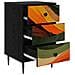 Armadio da Notte BONN 2 pz Rovere Nero 36 x 33 x 61 cm - Foto miniatura 5