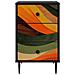 Armadio da Notte BONN 2 pz Rovere Nero 36 x 33 x 61 cm - Foto miniatura 6