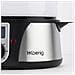 Vaporiera elettrica VAP12 in acciaio inox, multifunzione 12L, programmabile, 3 cestelli impilabili:per tutti i tipi di alimeti, timer 60min - Foto miniatura 2
