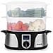 Vaporiera elettrica VAP12 in acciaio inox, multifunzione 12L, programmabile, 3 cestelli impilabili:per tutti i tipi di alimeti, timer 60min - Foto miniatura 3