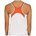Canotta Performance Tank Top Donna Bianco Rosso M - Foto miniatura 2