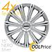 Copricerchi Auto Universali 15 Pollici Nero Tech-one Silver 31512 - Foto miniatura 1