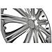 Copricerchi Auto Universali 15 Pollici Nero Tech-one Silver 31512 - Foto miniatura 3